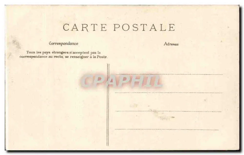 Place de la Concorde — Paris — H.F. 41 - Verso