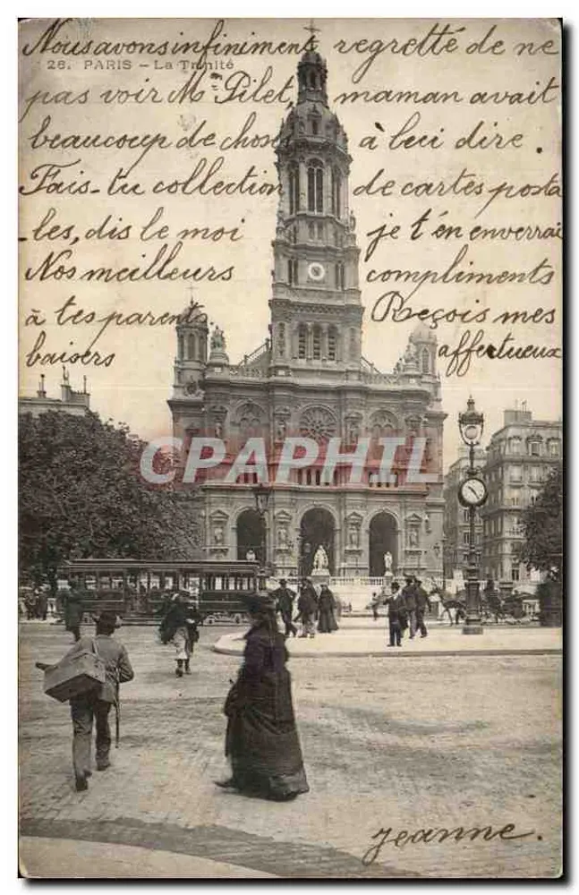 Paris - La Trinité — editor desconhecido, n° 28 - Frente