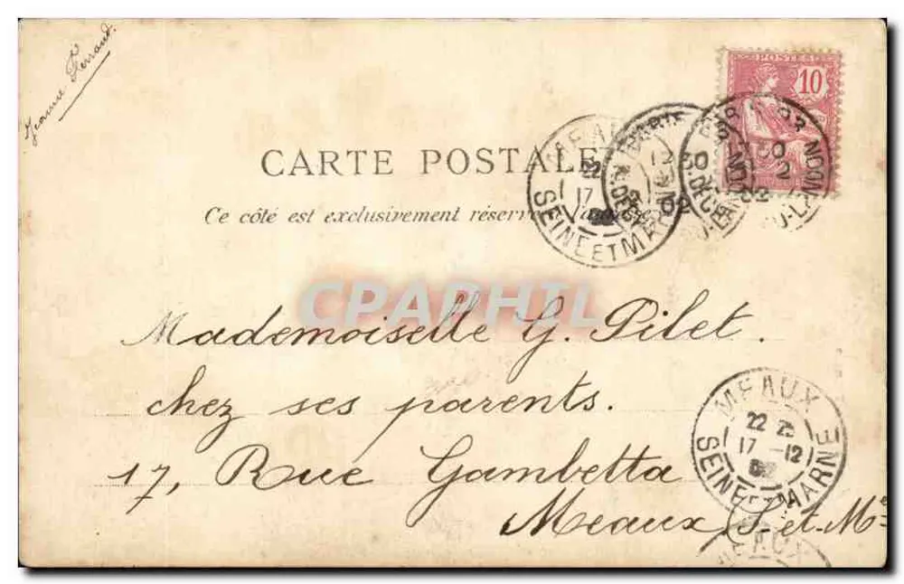 Paris - La Trinité — editor desconhecido, n° 28 - Verso