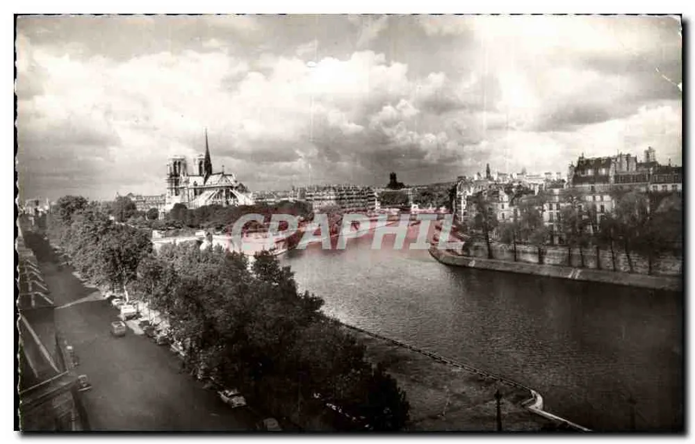 Paris — La Seine et Notre-Dame — Bilhete postal antigo n°171 - Frente