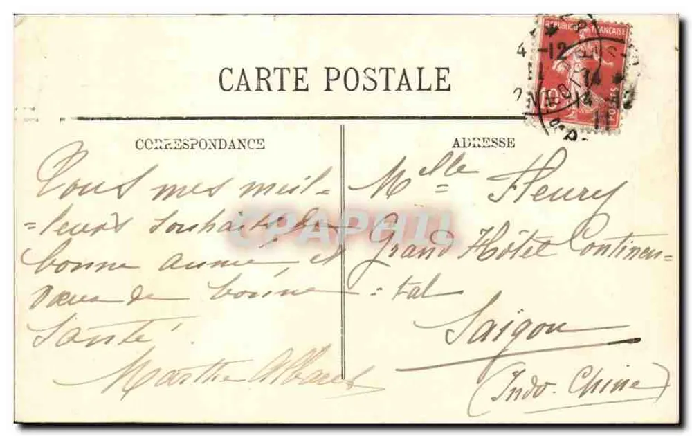 Paris — Ansicht der Seine — Île Saint-Louis — LL. — Nr. 344 - Rückseite