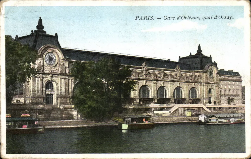 Paris — Gare d'Orléans, Quai d'Orsay — Verleger G. Goulet - Vorderseite