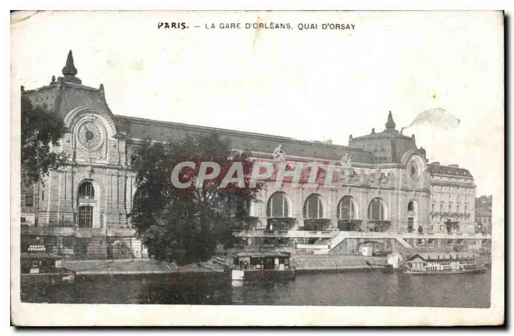 Paris — Die Gare d'Orléans, Quai d'Orsay - Vorderseite
