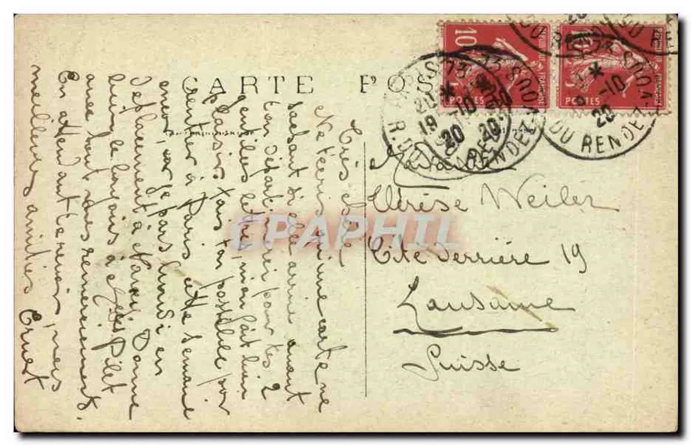 Paris — A Nova Estação de Orléans — M.D. — n° 162 - Verso