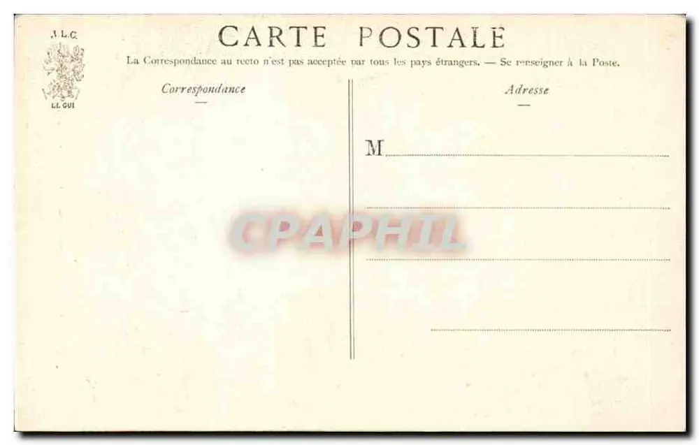 Musik — Paris, Rathaus — Salon der Künste — (F. Flameng) — J.L.C. - Rückseite
