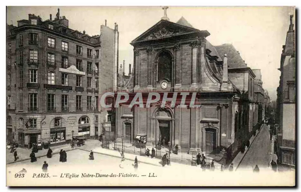 Paris — L'Église Notre-Dame-des-Victoires — LL. n° 023 - Recto