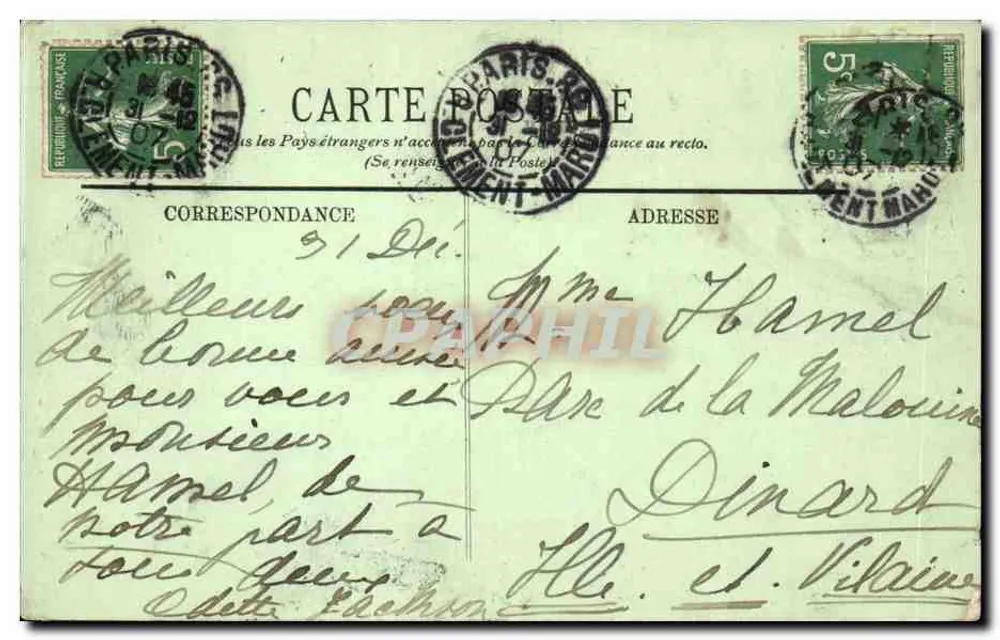 Paris — Le Sacré-Cœur — LL. — N° 1177 - Rückseite