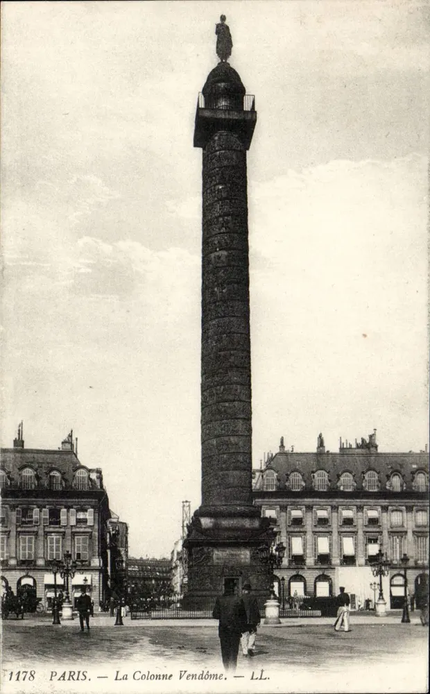 Paryż — Kolumna Vendôme — LL. n° 1178 - Awers