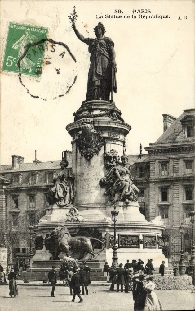 Beeld van de Republiek — Parijs — A. B. n°39 - Voorkant