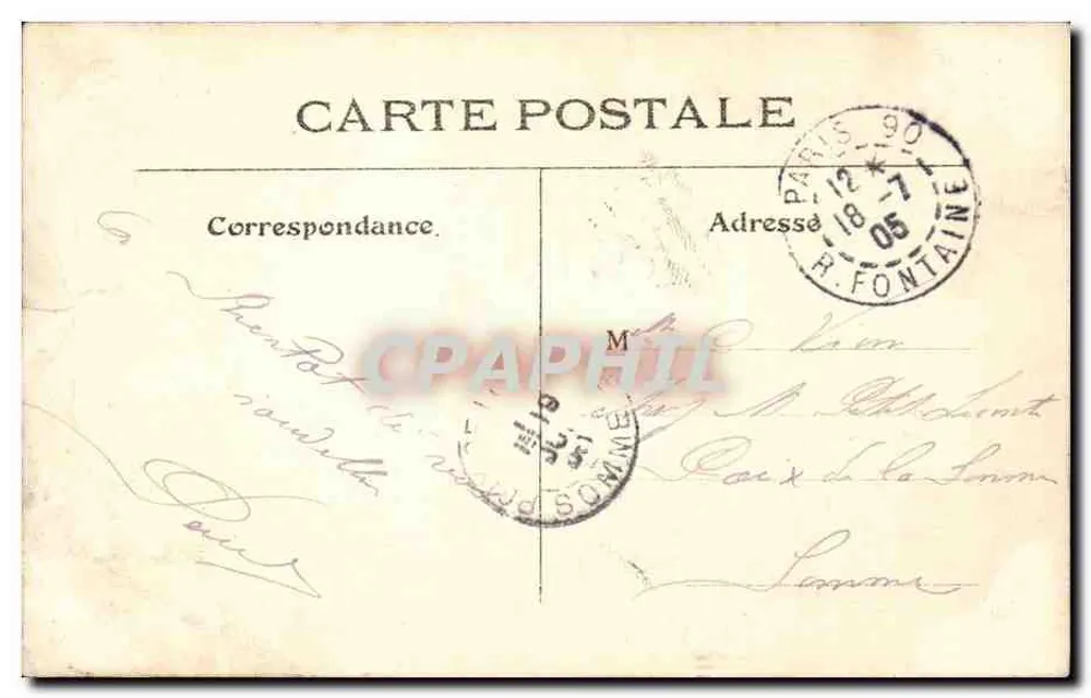 Notre-Dame de Paris — fachada — Éd. Angoulême-Paris, n°89 - Verso