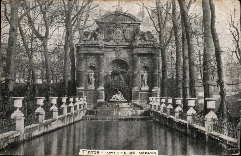 Paris - Fontaine de Médicis — Verlag Staerck, Paris - Vorderseite