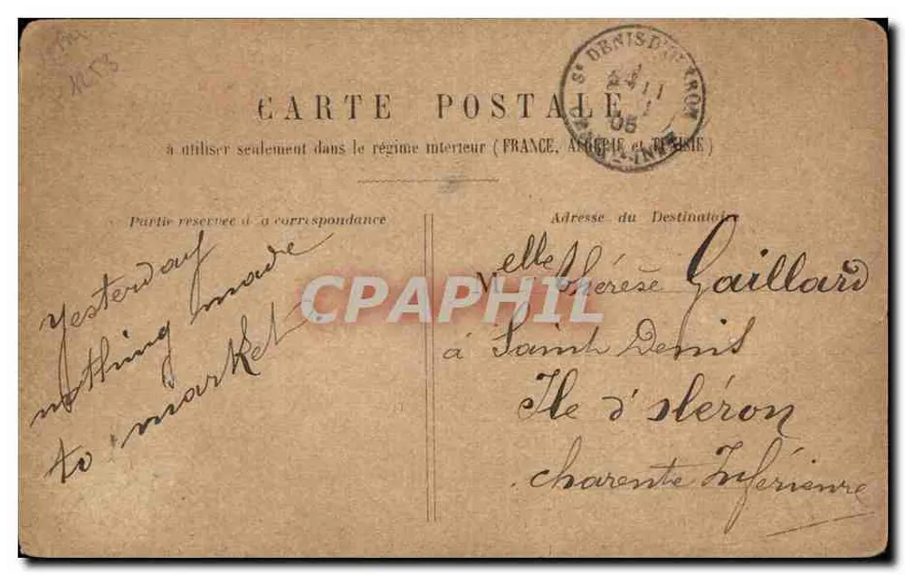 Paris - Place de la Bastille — Coluna da Bastilha — editor não visível - Verso