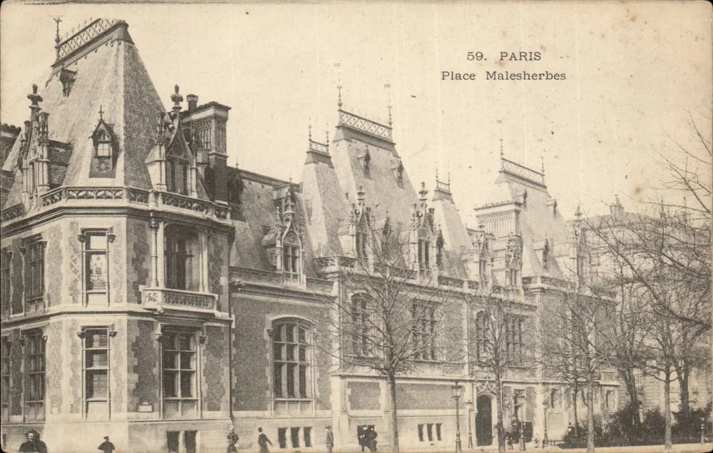 Praça Malesherbes — Paris — editor não identificado, n° 59 - Frente