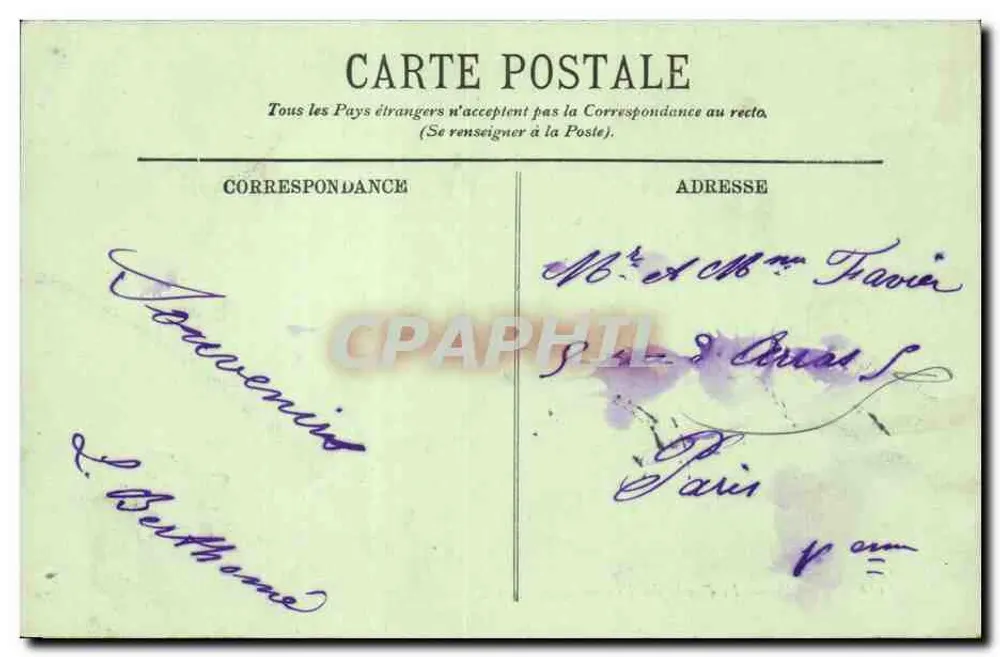 Paris — Der Luxembourg-See — LL. — n° 156 - Rückseite