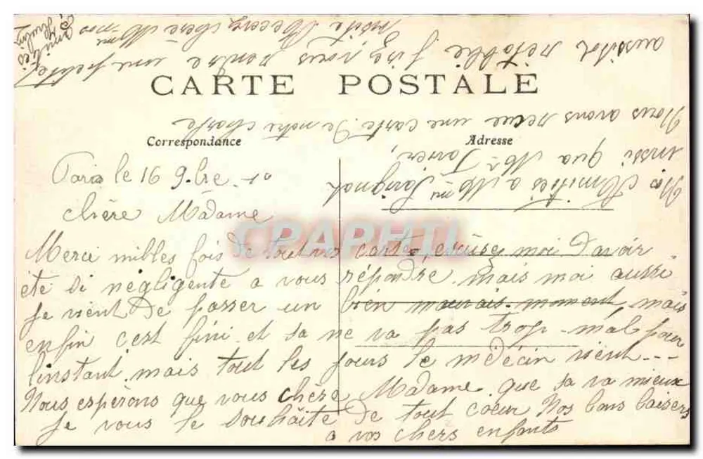 Parigi — La Chiesa della Madeleine — C. M. - Verso
