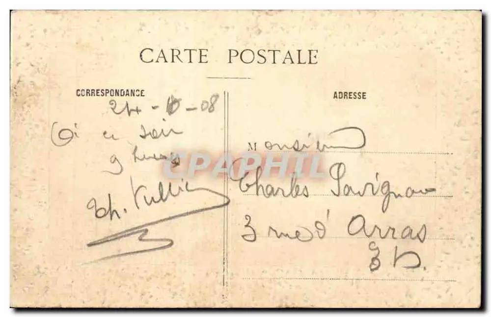 Paris — Palast und Garten des Luxembourg — S. Verlag, Paris, Nr. 43 - Rückseite