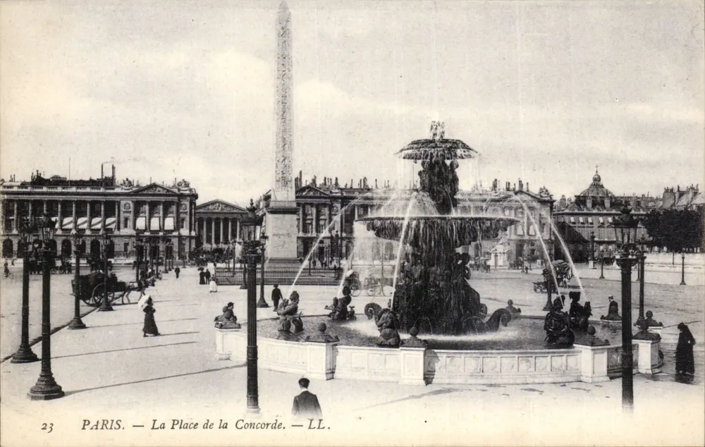 Paris — A Place de la Concorde — LL. n°23 - Frente