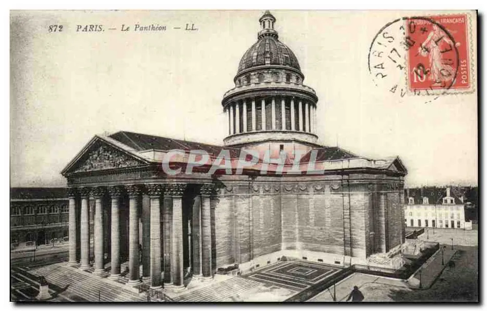 PARIS — O Panteão — LL. — n° 872 - Frente