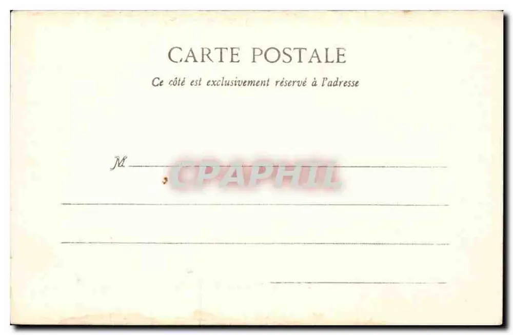 Paris - Teatro Francês — visão da praça com fonte e carruagens — editor não visível - Verso