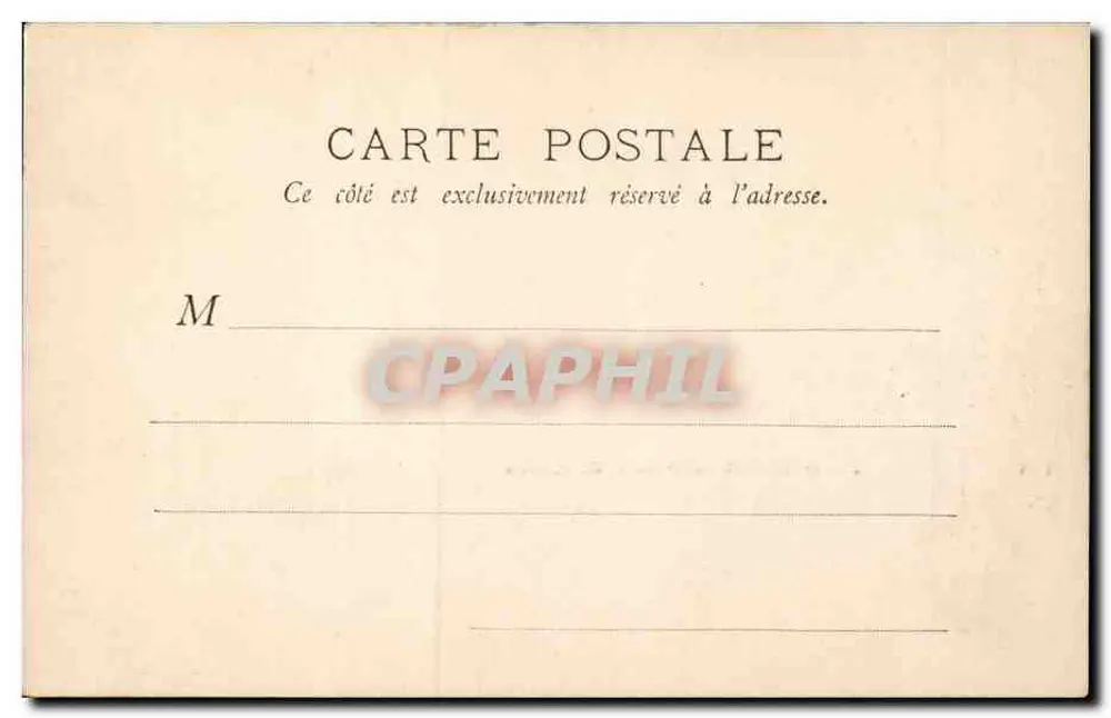 Le Grand Bassin des Tuileries — Paris — B.F., Paris, n° 111 - Verso