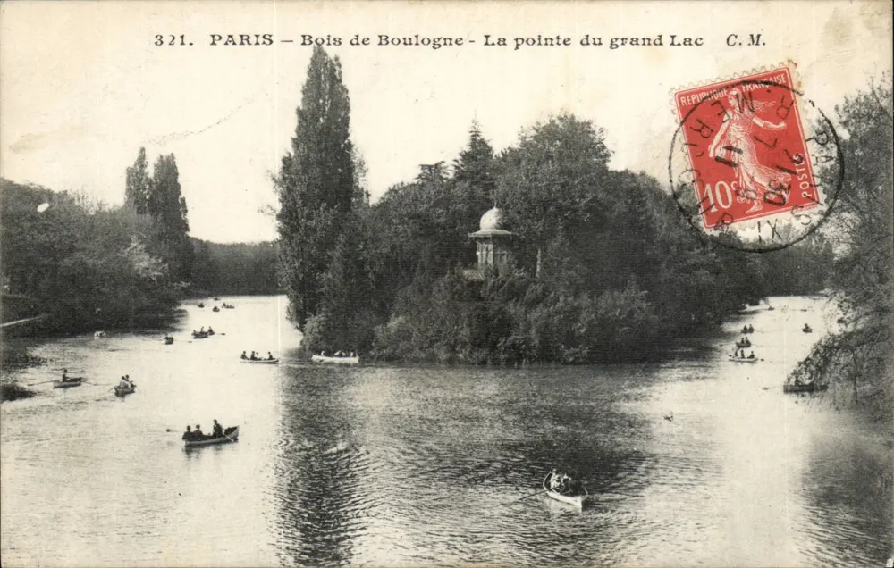 PARIS – Bois de Boulogne – Die Spitze des großen Sees – C.M. n°321 - Vorderseite