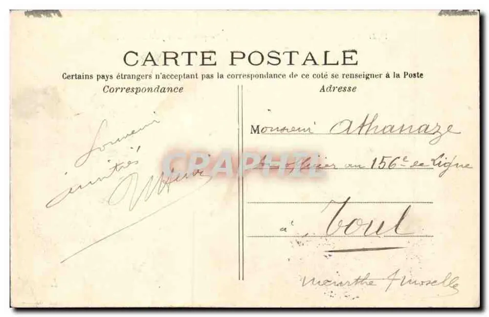 Buttes-Chaumont, Die Hängebrücke — Paris — C.M. - Rückseite