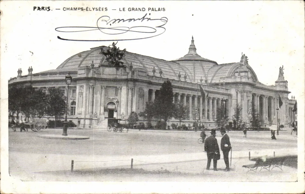 Paris — Champs-Élysées — O Grande Palácio — editor Camarti - Frente