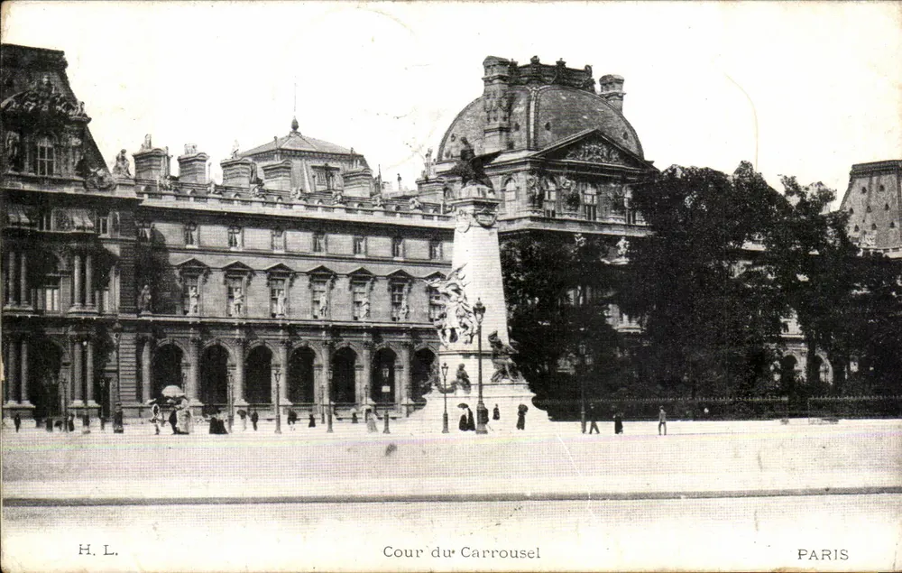 Cour do Carrousel — Paris — H.L. - Frente
