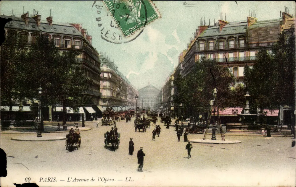 PARIS — A Avenida da Ópera — LL. — n°69 - Frente