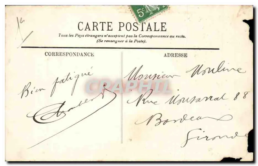 PARIS — A Avenida da Ópera — LL. — n°69 - Verso