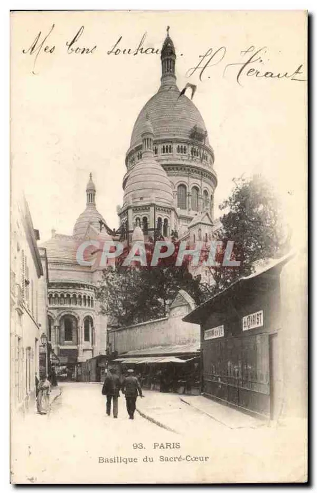 Paris — Basilika des Heiligen Herzens — H. Hérant - Vorderseite