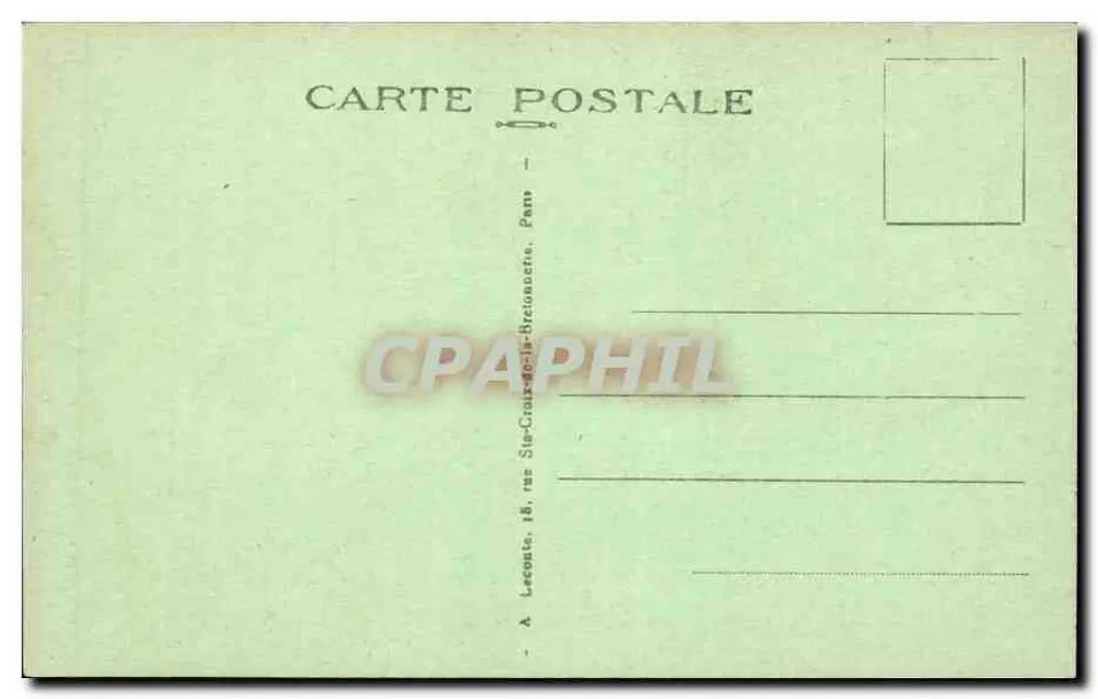 Paris — Das Grab des Unbekannten Soldaten — A. L. n°142 - Rückseite