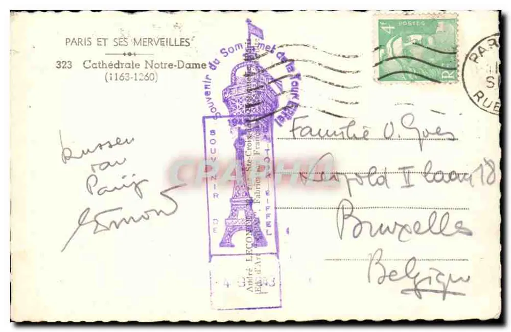 Nossa Senhora de Paris — vista da fachada — editor Guy - Verso
