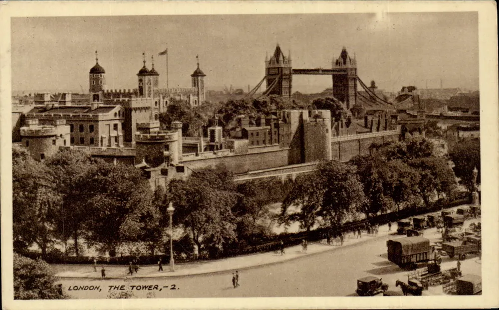 Londres, A Torre - 2. — Série Wyman's Gravure — n°2 - Frente
