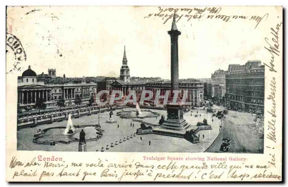 Trafalgar Square — National Gallery — Verlag nicht sichtbar - Vorderseite