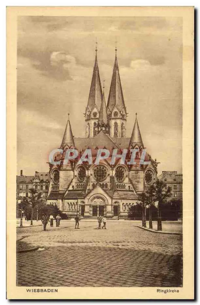 Wiesbaden — Ringkirche — Verlag Josef Poethmann, Wiesbaden - Vorderseite