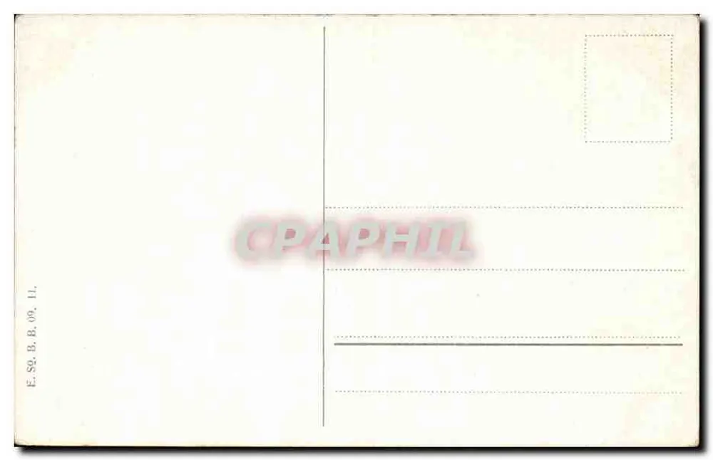 Baden-Baden, Trinkhalle — Verlag E. S. Q. B. B. 09, 11 - Rückseite