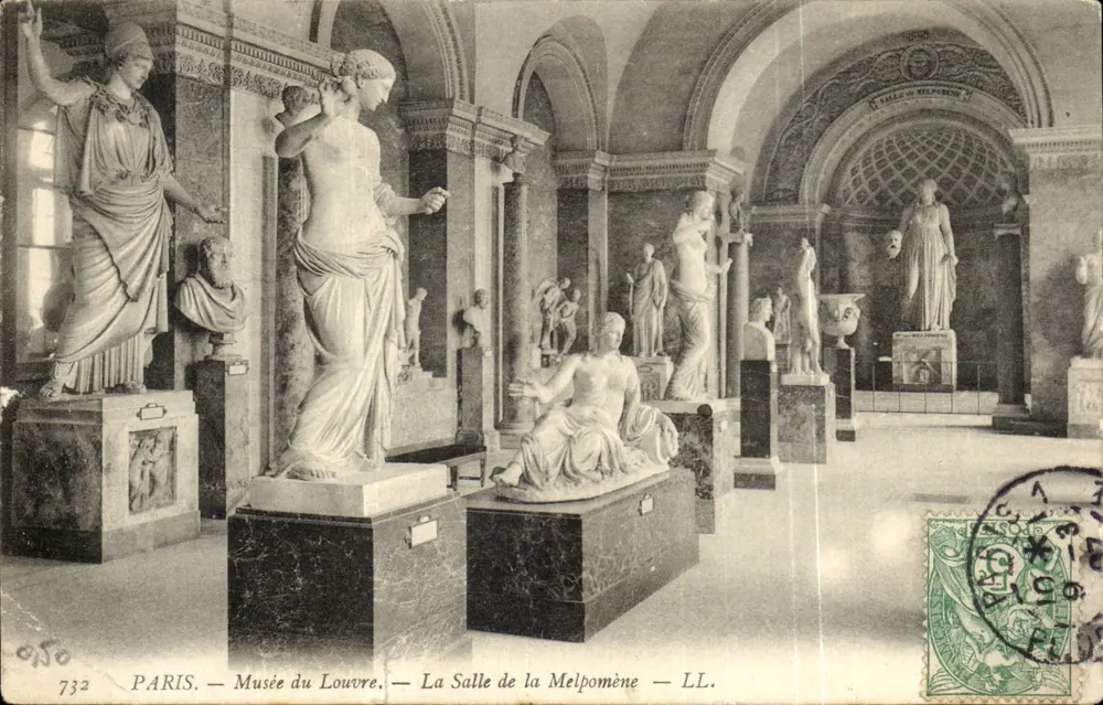 Paris — Musée du Louvre — La Salle de la Melpomène — LL. — n° 732 - Vorderseite