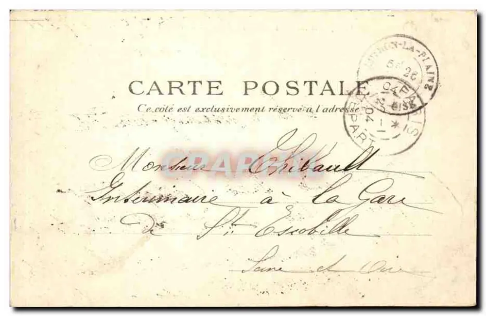 Parigi — L'Hotel de Ville — P.P.C. Parigi - Verso