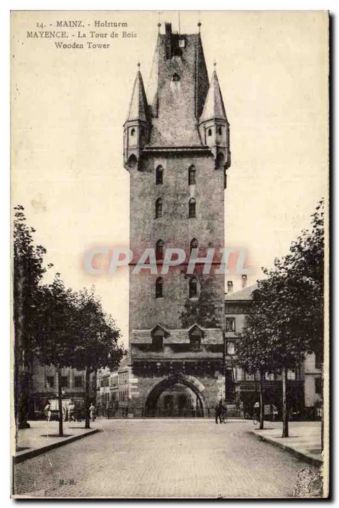 Mainz - Holzturm — Holzturm — Verlag F. H. B. - Vorderseite