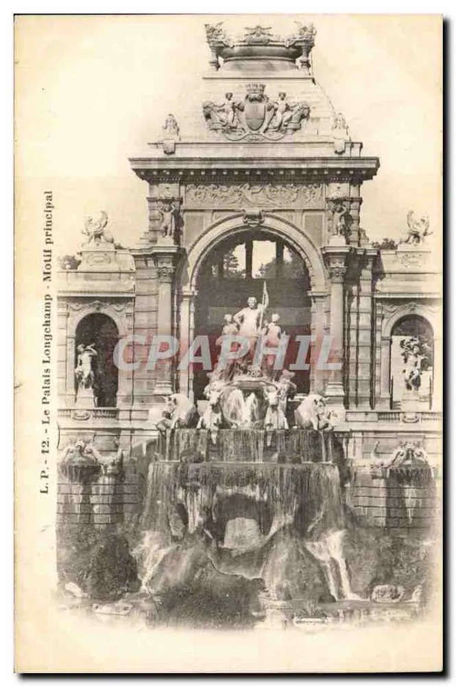 O Palácio Longchamp - Motivo principal — L.P. 12 — editor L.P. - Frente