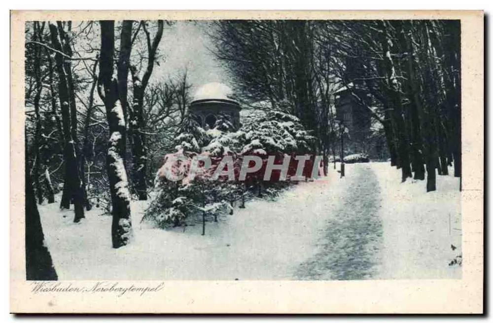 Wiesbaden - Noroburgtompel — Verlag Kupferdruck-Serie W. I. W. - Vorderseite