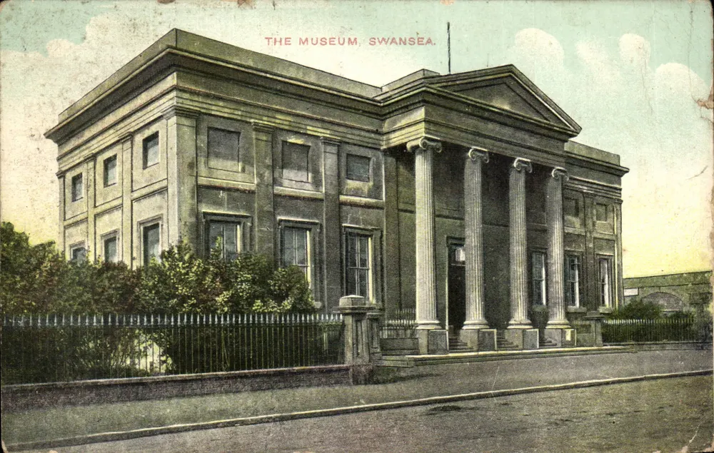 Das Swansea Museum — architektonische Ansicht — Stern-Serie, Verlag unbekannt - Vorderseite