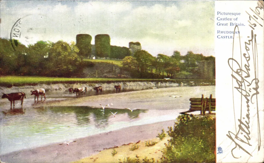 Rhuddlan Castle — Pittoreske Schlösser Großbritanniens — Verlag nicht sichtbar - Vorderseite