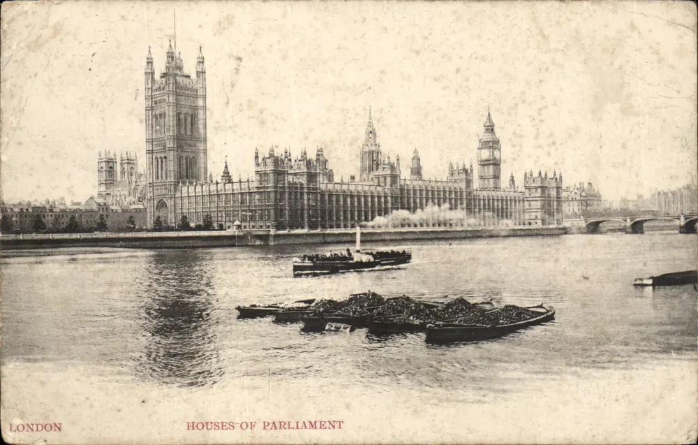London — Houses of Parliament und Big Ben — Verlag unbekannt - Vorderseite
