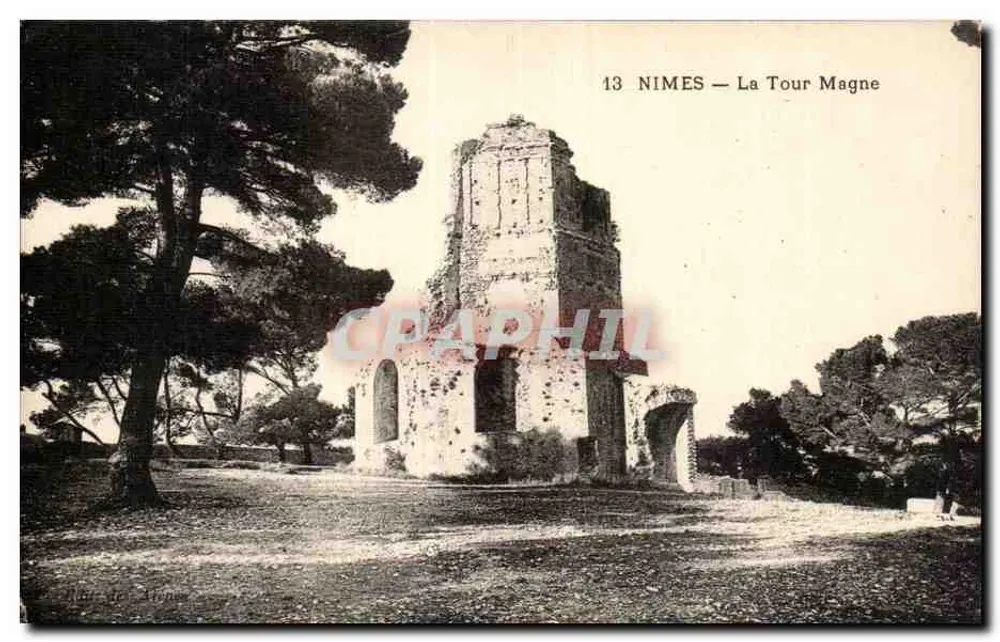 NIMES — De Tour Magne — Uitgever: J. de Lepage, n°13 - Voorkant
