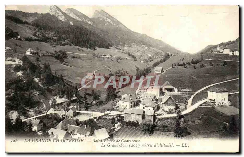 La Grande Chartreuse — Saint-Pierre de Chartreuse — LL. — Nr. 186 - Vorderseite