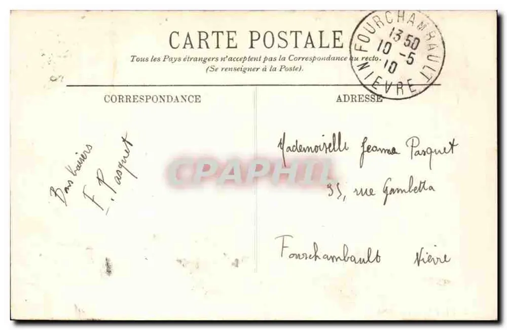 LYON — Place Carnot vista geral — LL. - Verso