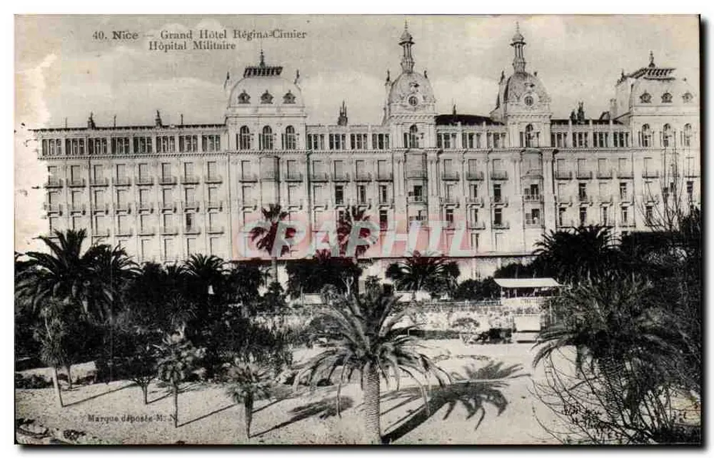 Nice – Grand Hôtel Régina-Cimier – Militärkrankenhaus - Vorderseite
