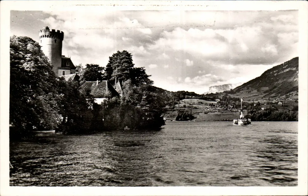Lago d'Annecy — O Castelo — Éditions G. Mouchet, Annecy - Frente